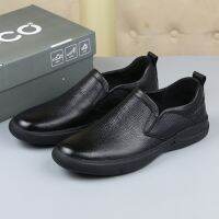 Original Ecco mens Sports running shoes sneakers leather shoes LY1125006