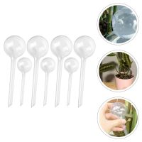 7 Pcs Clear Light Bulbs Plastic Watering Globes Decorative Plants Self Watering System Outdoor Pots Garden Watering Bulbas Glass