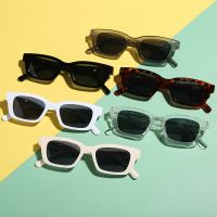 Fashion Vintage Rectangle Frame Sunglasses Women Brand Designer Retro Sun Glasses Cool Female Ins Popular Square Eyewear