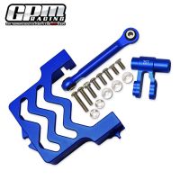 GPM โลหะ Stee เซอร์โวเมาท์สนับสนุน + 25T แขนเซอร์โวสำหรับ Traxxas 1/5 X-MAXX 6S 8S 4WD ชิ้นส่วนอัพเกรดรถยนต์รถบรรทุกมอนสเตอร์ RC