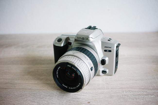 ขายกล้องฟิล์ม-minolta-a360si-serial-00106238-พร้อมเลนส์-sigma-28-80mm