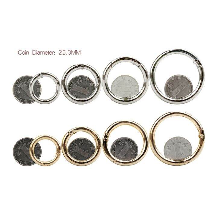 hot-20pcs-keyring-18-42mm-openable-metal-gate-o-leather-buckle-dog-chain-clasp-clip-luggage