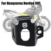 สำหรับ Husqvarna Norden 901 2022 NORDEN 901 CNC อลูมิเนียมอุปกรณ์มอเตอร์ไซค์ด้านหลังอ่างเก็บน้ำน้ำมันเบรกยามปกป้องกัน