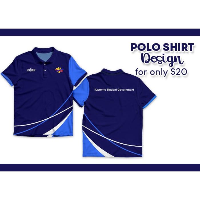 Deped Polo Shirt for Men and Women with Logo The Philippines Sun Create ...