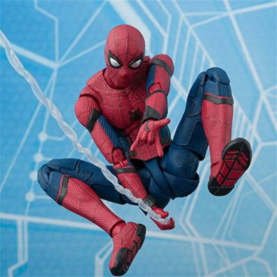 Homecoming ตุ๊กตาขยับแขนขาได้ Spider Man Collectible PVC ของขวัญของเล่นแบบจำลองใหม่