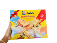 Julies Seasons Greetings Biscuit Assorties จูลี่ส์ ซีซันส์ กรีตติ้งส์ บิสกิต แอสซอร์ททรีส์ คุกกี้สอดไส้รวมรส 192.5กรัม ของขวัญปีใหม่