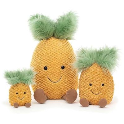 ตุ๊กตา Jelly Cat Amuseable Pineapple ตุ๊กตา สัปปะรด 🍍 ขนาด กลาง Large ⭐️ สินค้ามือสองนำเข้าจากอเมริกา