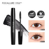 Focallure มืออาชีพ Volume Curled Lashes สีดำกันน้ำ Curling Tick ขนตายาวตาแต่งหน้ามาสคาร่า