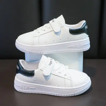 White leather hot sale kids shoes