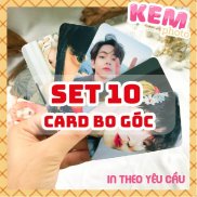 IN CARD BO GÓC theo yêu cầu - blackpink, bts, brightwin, genshin impact