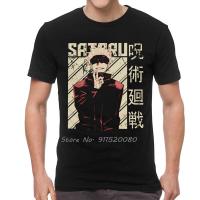 Gojo Satoru Juitsu Kaisen เสื้อยืดผู้ชายฮิปฮอปเสื้อยืดผ้าฝ้ายญี่ปุ่นอะนิเมะมังงะเสื้อยืดเย็น Tee ท็อปส์สตรีฮาราจูกุที่มีคุณภาพสูงผู้ชายเสื้อยืด