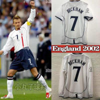 2002 2006 1998 World Cup retro long and short sleeve football jerseys home 7 Beckham football uniform set sports quick-drying customized mens and womens match team uniforms training clothes T-shirts for summer.