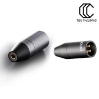 T~ BOYA 3-Pin XLR Male to 3.5mm Jack TRS Female Microphone Adapter Converter