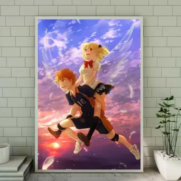 Haikyuu Anime Poster Character Volleyball Boy Canvas Painting