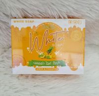 สบู่เดลล่าไวท์โซป Della white soap ขนาด 60กรัม 1ก้อน