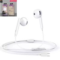 หูฟัง Type-C เสียงดี ดิจิตอลแท้ สามารถใช้ได้กับ Samsung iPad Pro USB C Headphones,Type C Earphones in-Ear Wired Headphones with Mic and Volume Control,HiFi Stereo Noise, Compatible with iPad Pro,Huawei P30/Mate 30,Samsung S20/S21,Google Pixel 4X