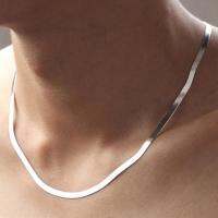 2023 WUMA แบนงู Link สร้อยคอคอลลาร์ผู้หญิง,925เงินสเตอร์ลิง Choker,Unisex ยาวสร้อยคอสำหรับผู้ชาย