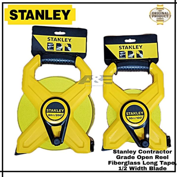 Stanley 100' Open Reel Fiberglass Long Tape