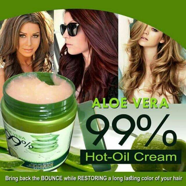 99 Aloe Vera Repair Moisture HotOil Cream Hair Mask 750g Lazada PH