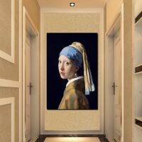 Ywdecor ภาพวาดสีน้ำมันที่โด่งดังไปทั่วโลกโดย Johannes Vermeer Hd พิมพ์โปสเตอร์บนผ้าใบภาพติดผนังสำหรับ0717