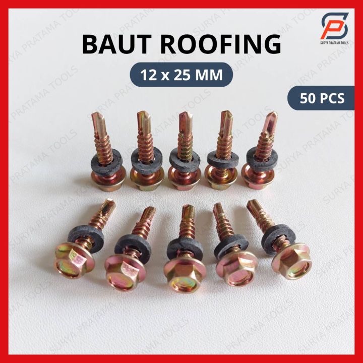 Baut Rangka Baja Ringan X Isi Pcs Skrup Sekrup Roofing Sds X