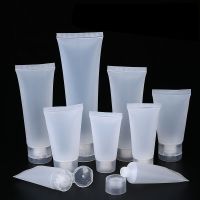 ▨ 50Pcs 5ml 10ml Cream Bottles Frosted Squeeze Lotion Bottle Plastic Makeup Soft Tube Empty Portable Travel Cosmetic Containers