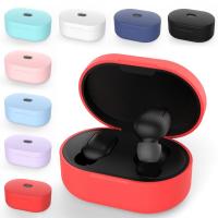 Silicone Cover Case For Apple Airpods Xiaomi Redmi Airdots Earphone 2nd Headphones Cases Wireless Earphone Cover Protective Case