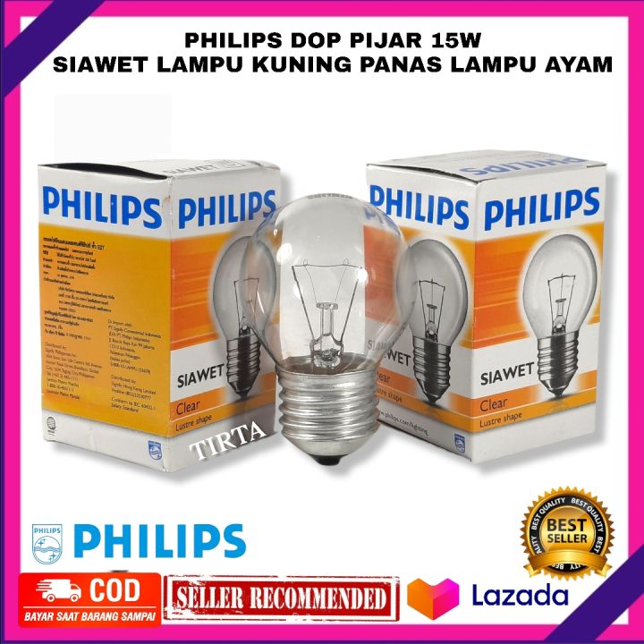 Philips Dop Pijar 5w Siawet Lampu Kuning Panas Lampu Ayam Lazada Indonesia 