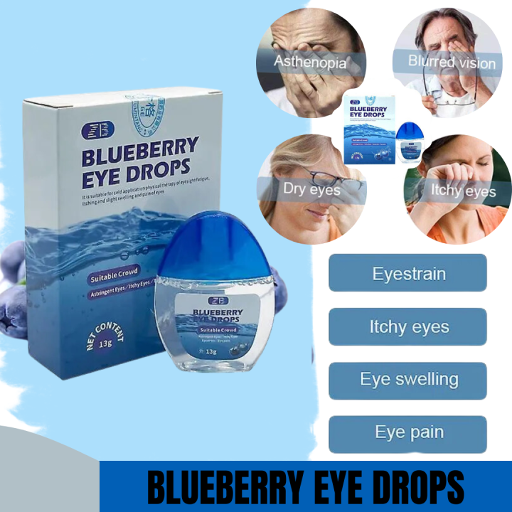 ORIGINAL Blueberry Eye Drops For Clear Vision Dry Eye AntiFatigue Eye