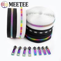 5# Nylon Zipper Tapes &amp; Zip Slider Colorful Coil Tooth Zippers for Sewing Garment Bags Zipps Repair Kit DIY Tailoring Accessorie Door Hardware Locks F