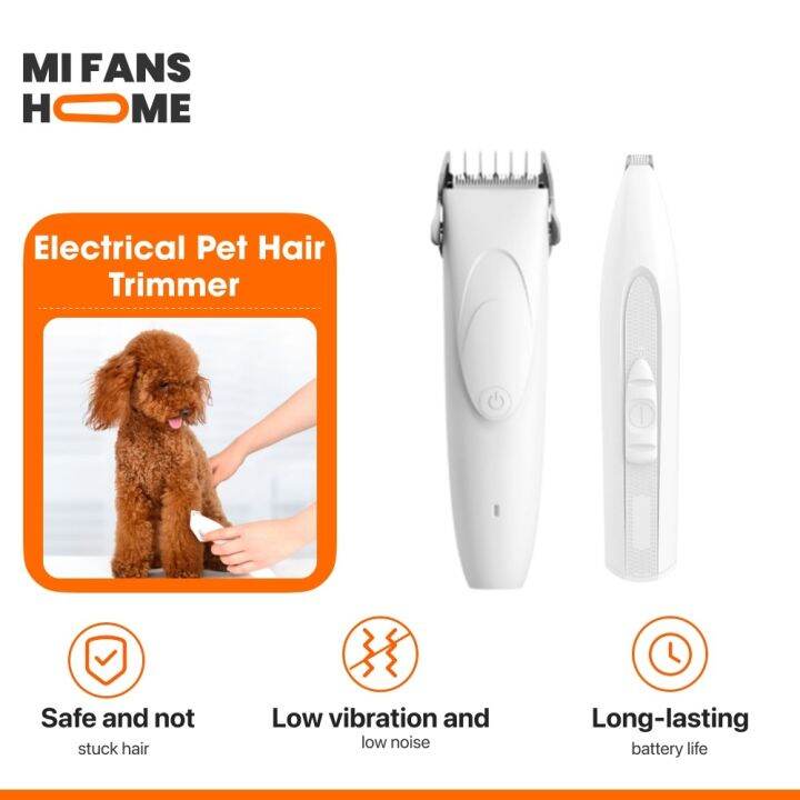 Dog cat foot hair clipper pet claw nail clipper electric cat hair