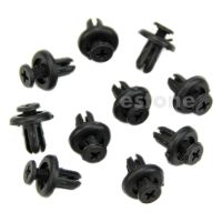 【hot】 7mm Hole Plastic Push Screw Panel Fixings for Car New 10pcs