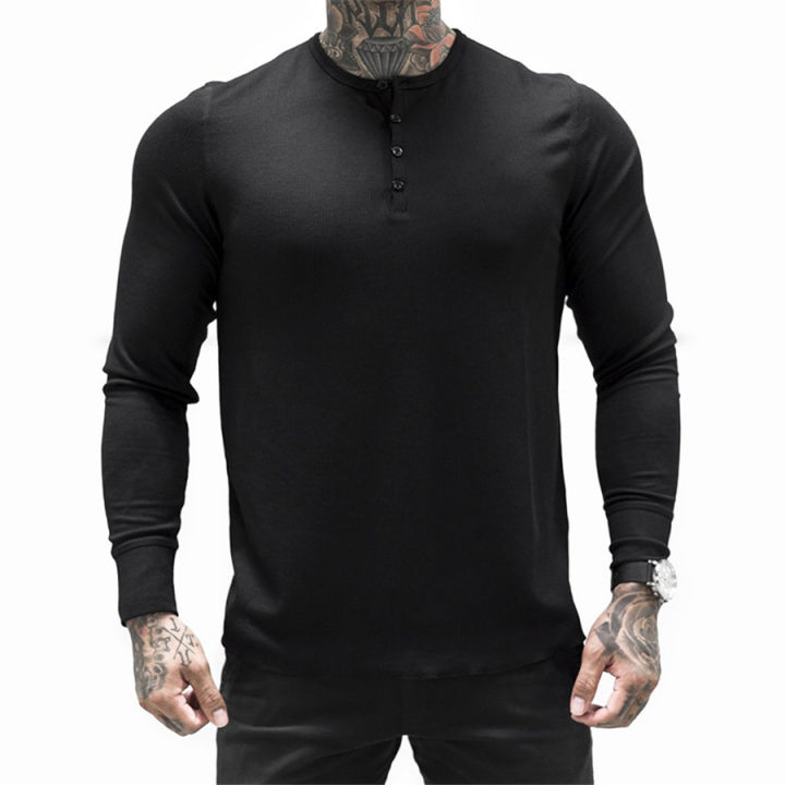 mens-summer-gyms-workout-fitness-t-shirt-bodybuilding-slim-shirts-printed-o-neck-long-sleeves-cotton-tee-tops-clothing