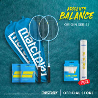 MatchPlay [Free SHUTTLECOCK + GRIP] ORIGIN Racquet Series x2 ไม้แบดมินตัน 5u 2 ชิ้น ฟรี ลูกแบดขนห่าน + กริปพันด้าม ส่งฟรี!!