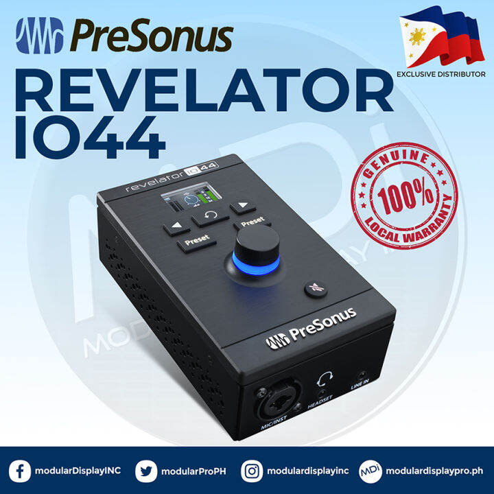 M Audio Interface Audio Interface For Pc PreSonus Revelator Io44