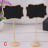 Mini Small Wooden Chalk Blackboard Wedding Kitchen Restaurant Signs Chalkboard Writing Notice Message Paint Wood Board C Style