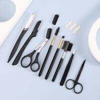 Eyebrow Kit Multipurpose Brow Shaper Grooming Trimming Set Eyebrow Tweezer Kit Drop Shipping