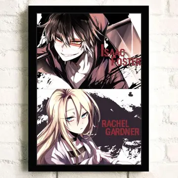 Japanese angel of death poster anime canvas painting modern style wall  picture living room home decoration