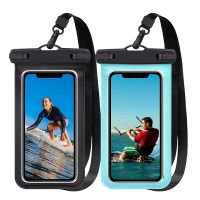 Tas Renang Sarung Ponsel Tahan Air Tas Tahan Air Sarung PV Kantung Ponsel untuk IPhone 12 Pro Xs Max XR X 8 7 Galaxy S10