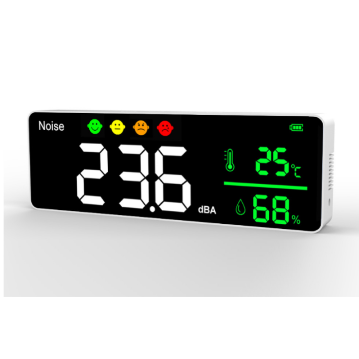 DM1306 Wall Mount Digital Sound Level Meter with Large LCD Display