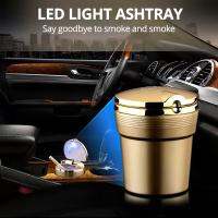 hot！【DT】☑  Car Ashtray With Led Lights Cover Personality Covered Inside The multi-function Supplies New