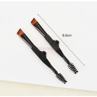 【CW】 2 pcs sticks double headed eyebrow brush beveled Air cushion cream special hard browed