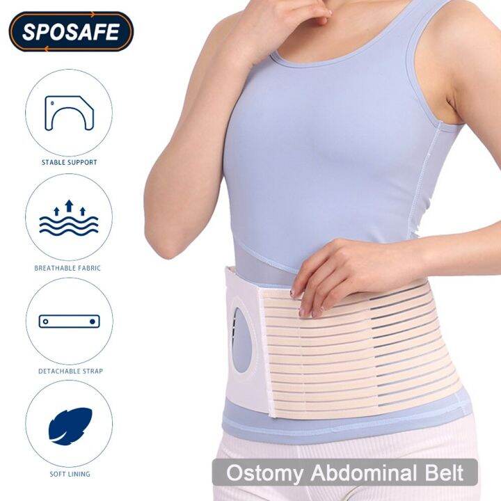 Ostomy Abdominal Belt Brace Waist Support Wear Abdominal Stoma Prevent