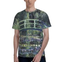 Claude Monet Mens Short Sleeve Performance Tee, Fishing T-Shirt