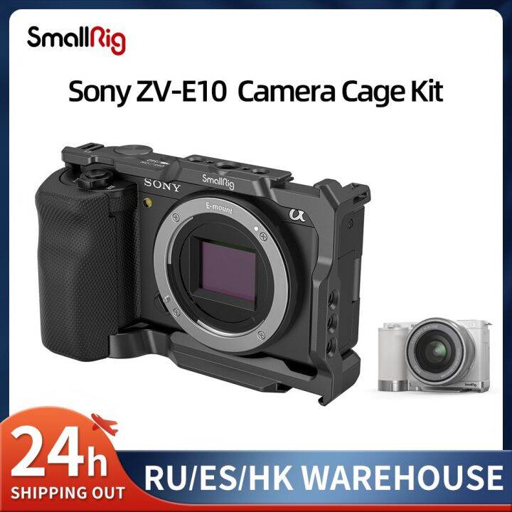 Smallrig Sony ZVE10 Camera Cage With Silicone Cage Handle BuiltIn Arca