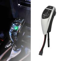 ปุ่มเปลี่ยนเกียร์รถ RHD LED เกียร์ SHIFT Shifter KNOB ดัดแปลงเกียร์อัตโนมัติ Shifter LEVER เหมาะสำหรับ E90 E91 E92