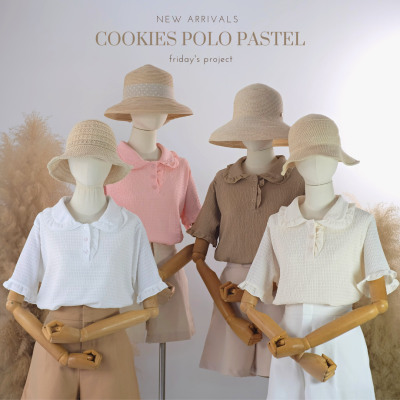 cookies polo pastel เสื้อทรงโปโลคอปกระบาย