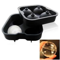 ICE BALL WHISKEY Ice ball maker ที่ทำน้ำแข็ง ball ถาดน้ำแข็ง ถาดทำน้ำแข็ง ที่ทำน้ำแขงกลม พิมพ์น้ำแข็งกลม พิมพ์น้ำแข็ง พิมพ์ทำน้ำแข็งบอล 4 ลูก