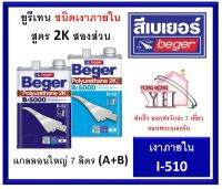 ทาพื้นไม้ B-5000 ระบบ2ส่วน ภายใน I-510 (เงาภายใน) ขนาดแกลลอน 7 ลิตร Polyurethane 2K Beger