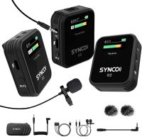 SYNCO G2 (A2) Wireless Microphone ชุดไมโครโฟนไร้สาย สำหรับกล้องดิจิตอล และ สมาร์ทโฟน